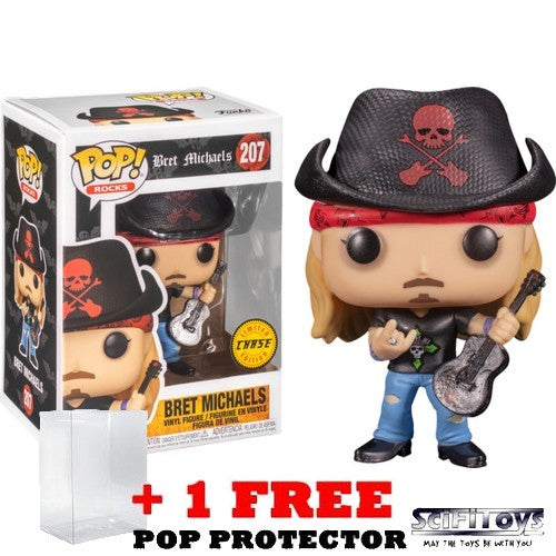 BRET MICHAELS Signed Autographed Funko Pop POISON