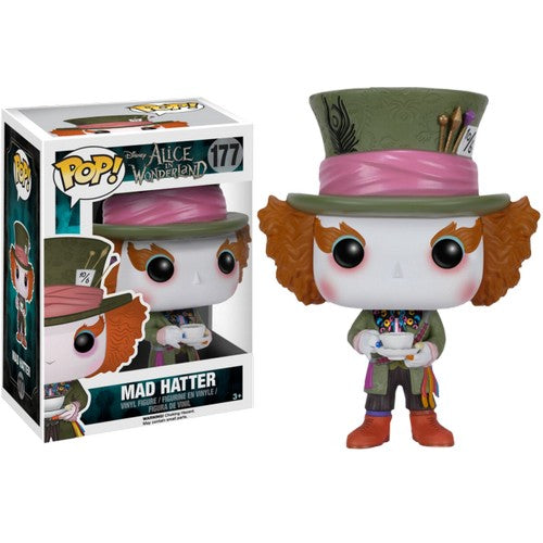 Johnny Depp Signed Alice In Wonderland #177 Mad Hatter Funko Pop! Vinyl  Figure (Beckett)