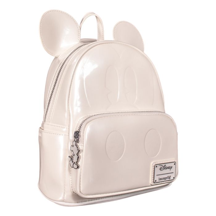 LOUNGEFLY X COLLECTORS OUTLET EXCLUSIVE DISNEY PEARL MICKEY MINI BACKP –  Collectors Outlet llc