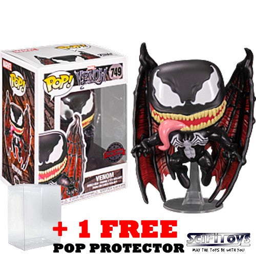 Marvel Venomized Venom with Wings chase 749 Pop Vinyl Funko Exclusive ...