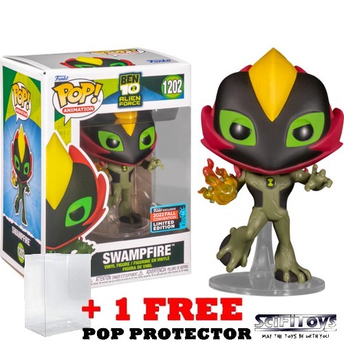 Ben 10 Alien Force Swampfire 1202 Pop Vinyl Funko NYCC 2022