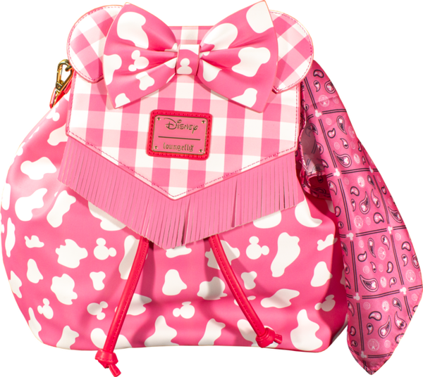 Disney Loungefly Mini Backpack - Minnie Mouse Pink Bow Convertible